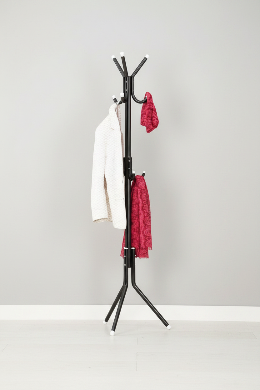 Freestanding Iron Clothes Rack
