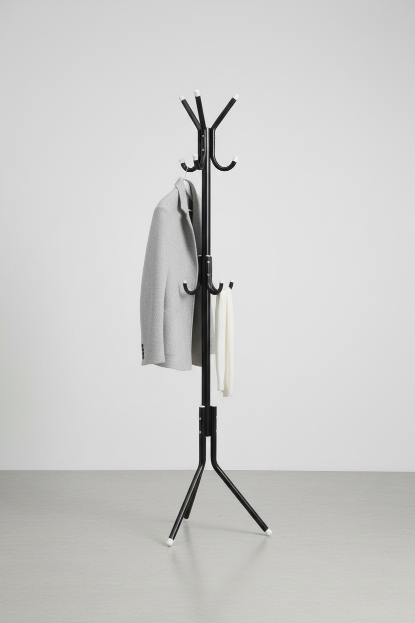 Freestanding Iron Clothes Rack