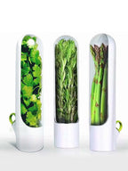 Clear Airtight Food Storage Box – Herb & Vegetable Container | MIRA