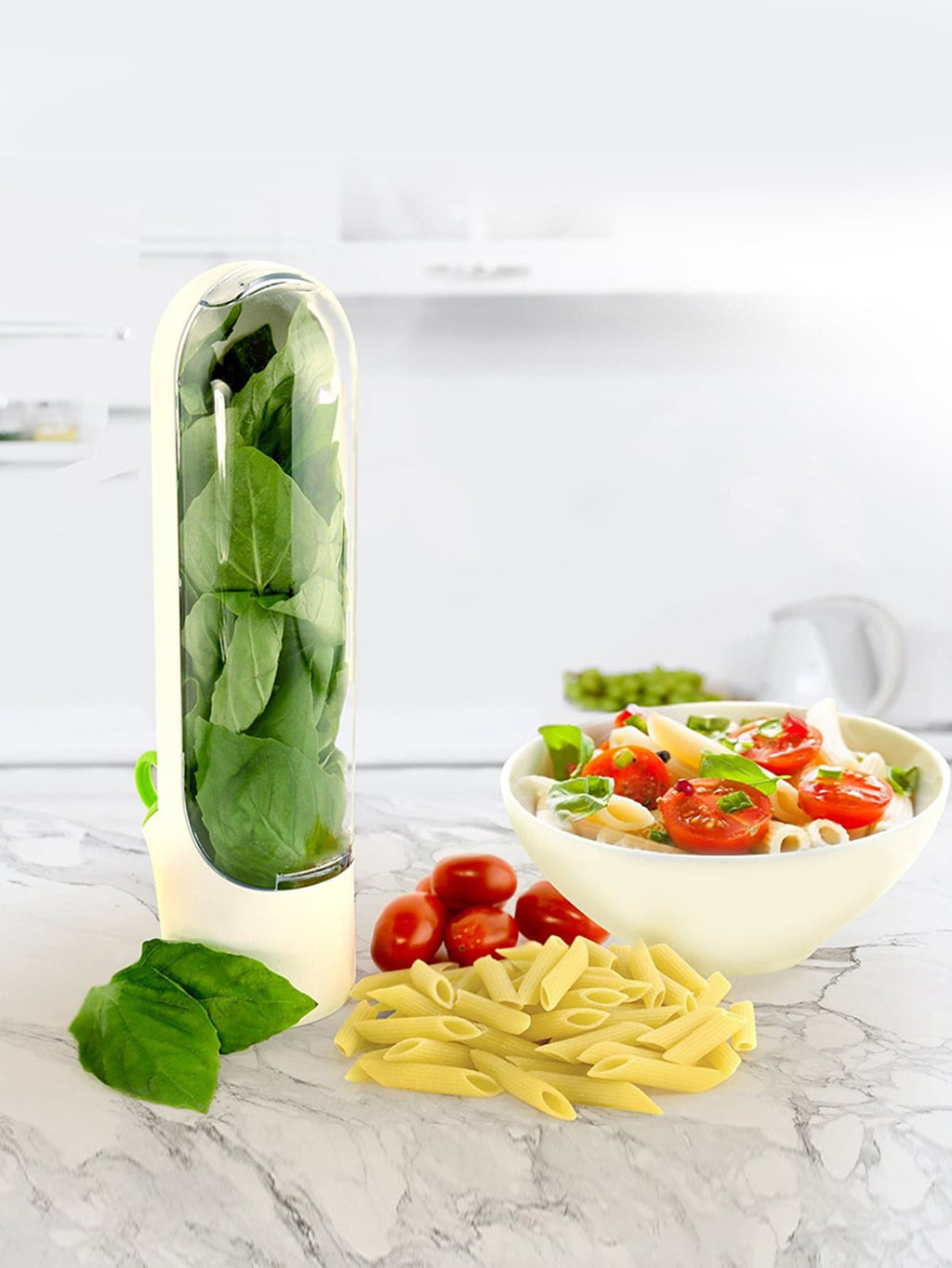 Clear Airtight Food Storage Box – Herb & Vegetable Container | MIRA