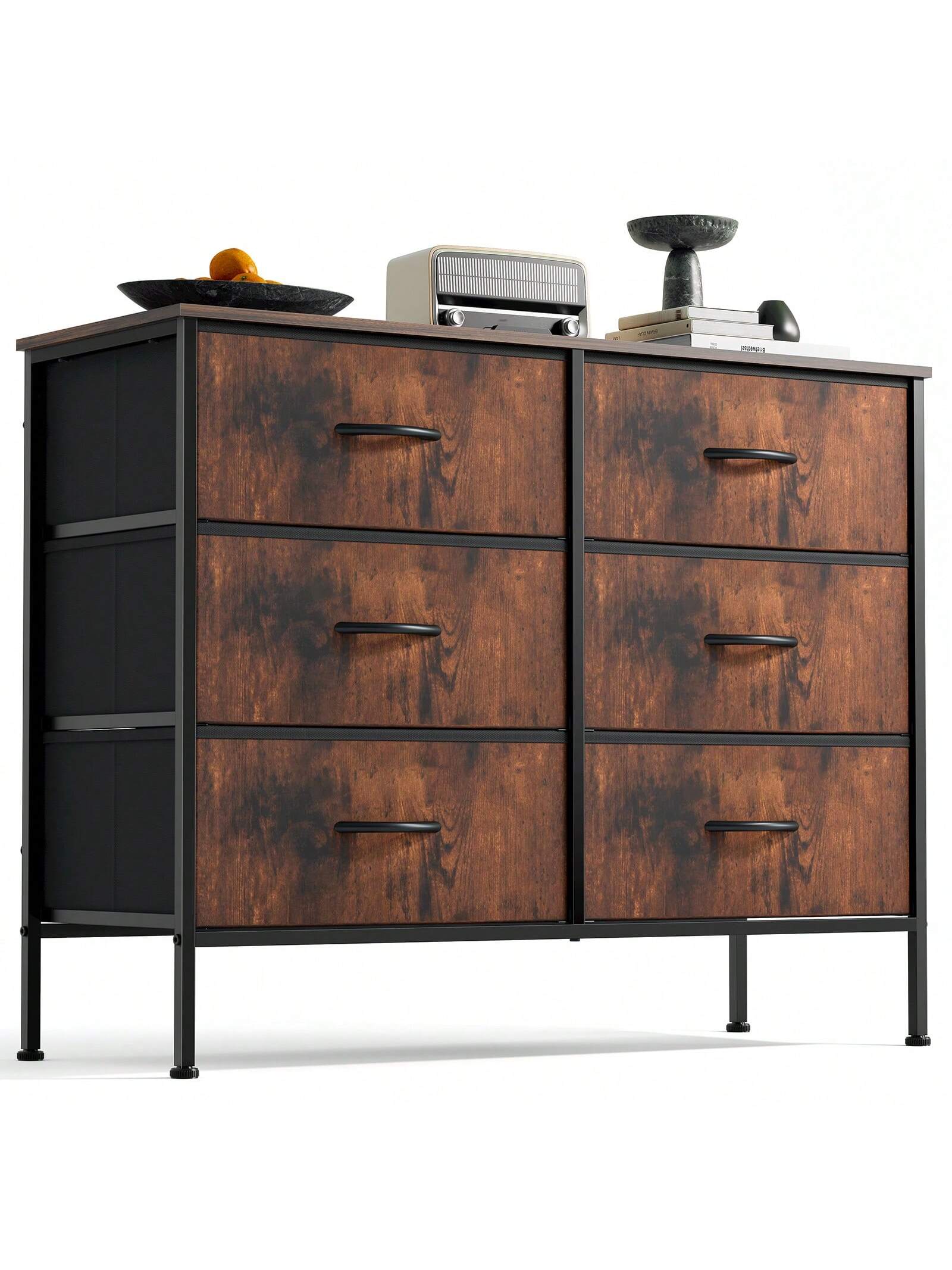 6-Drawer Dresser with Fabric Drawers – Bedroom & Living Room | MIRA