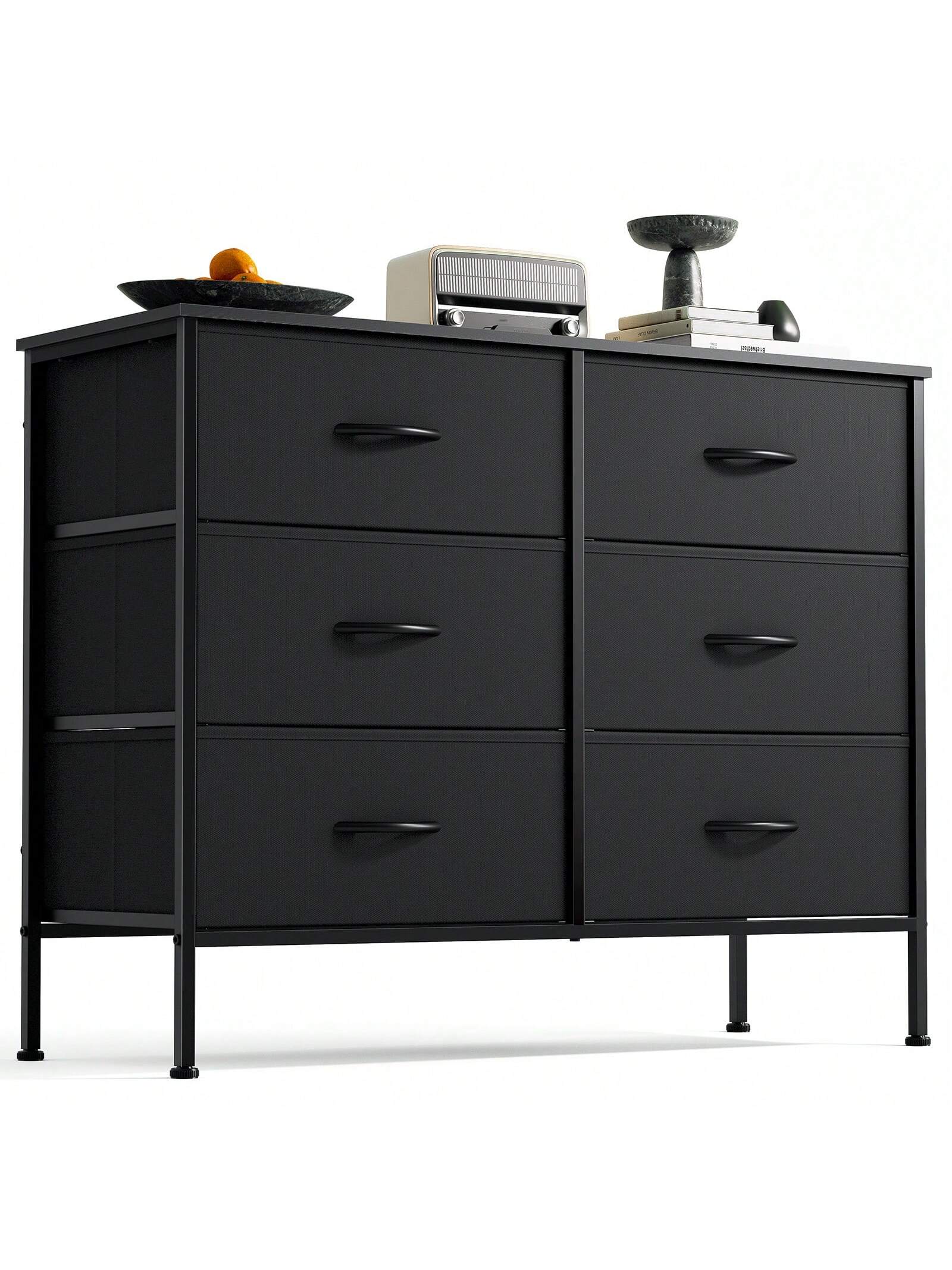 6-Drawer Dresser with Fabric Drawers – Bedroom & Living Room | MIRA