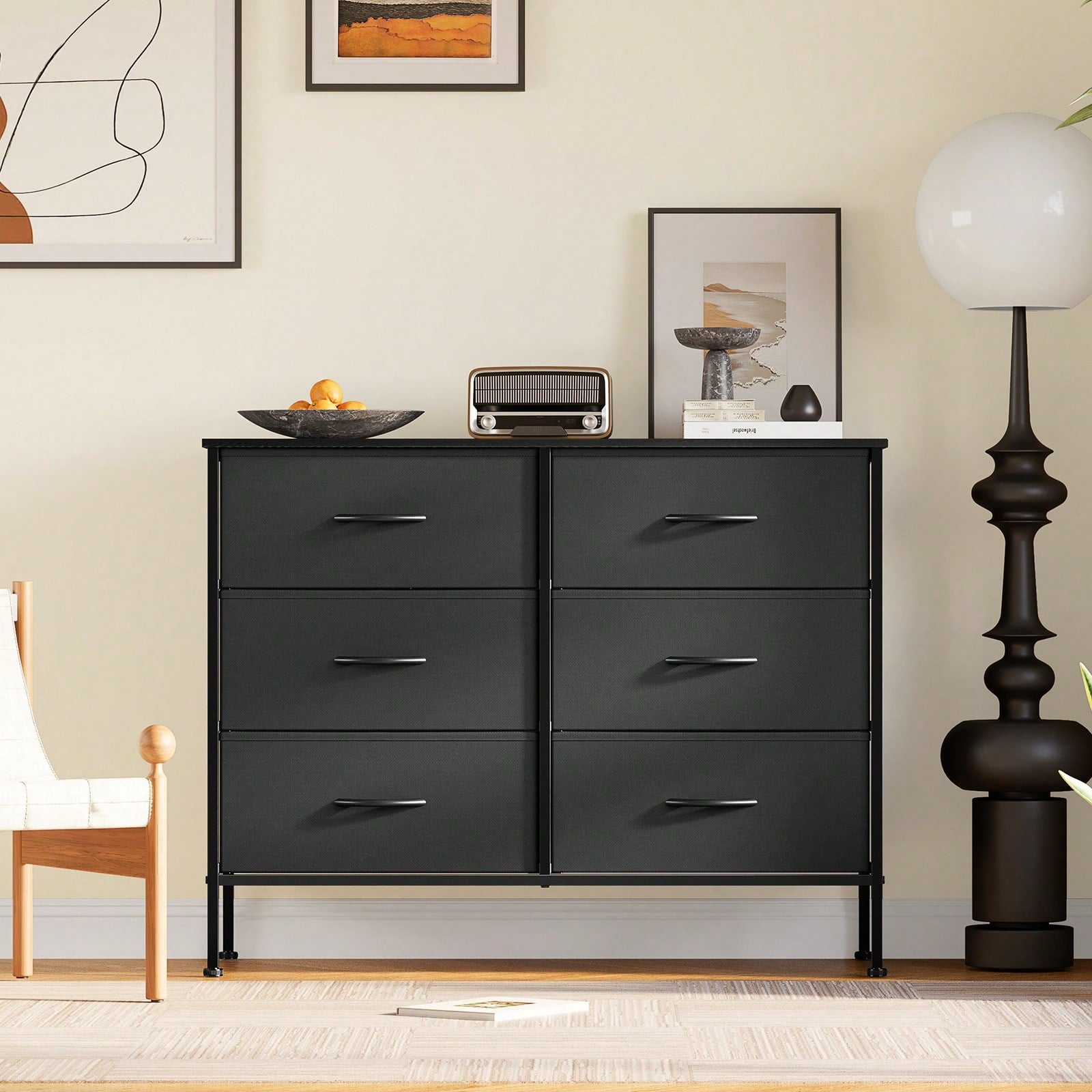 6-Drawer Dresser with Fabric Drawers – Bedroom & Living Room | MIRA