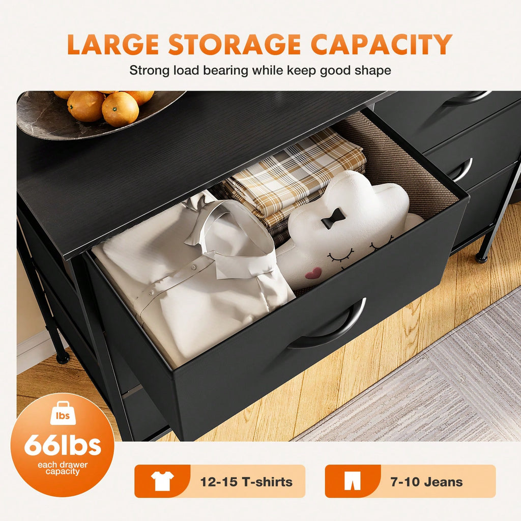 6-Drawer Dresser with Fabric Drawers – Bedroom & Living Room | MIRA