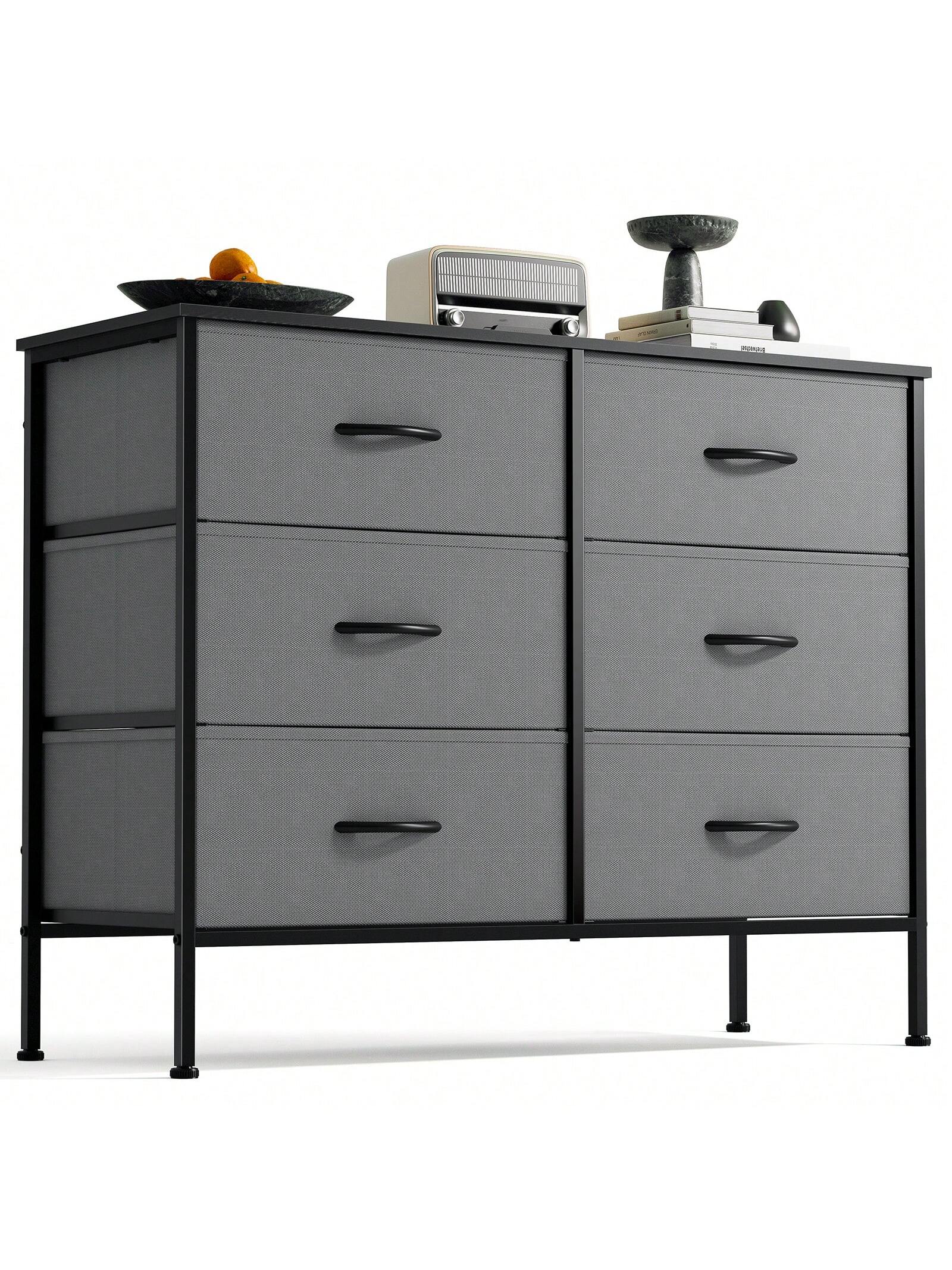 6-Drawer Dresser with Fabric Drawers – Bedroom & Living Room | MIRA