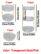 360° Rotating Makeup Organizer – Carousel Spinning Rack for Vanity | MIRA