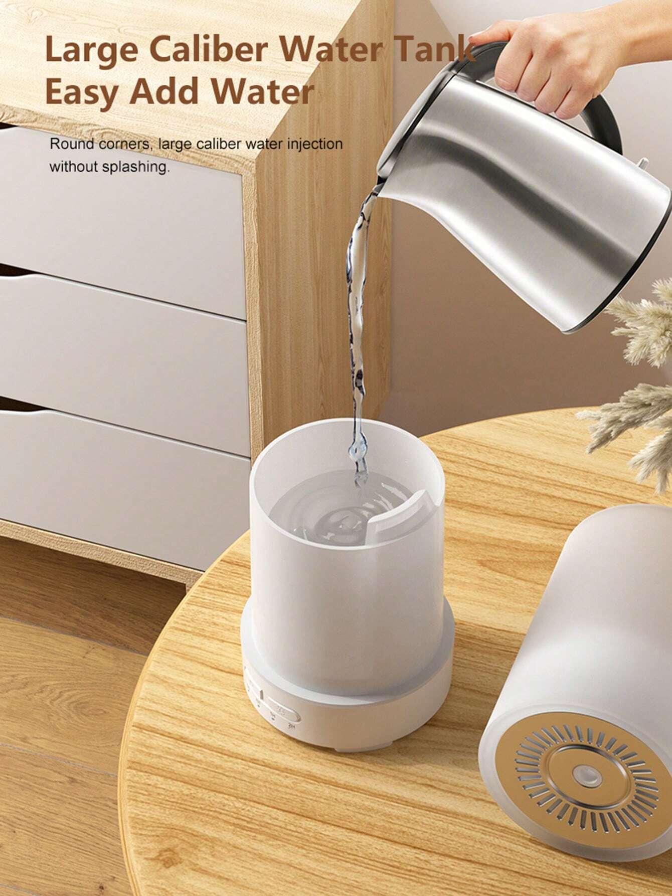 1pc 150ml 7 Colors Lighting Flame Ultrasonic Aroma Diffuser, Aromatherapy Diffuser Machine, Portable USB Essential Oil Desktop Diffuser Air Humidifier
