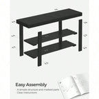 3-Tier Bamboo Shoe Rack Bench – Entryway Shoe Organizer 286lb | MIRA
