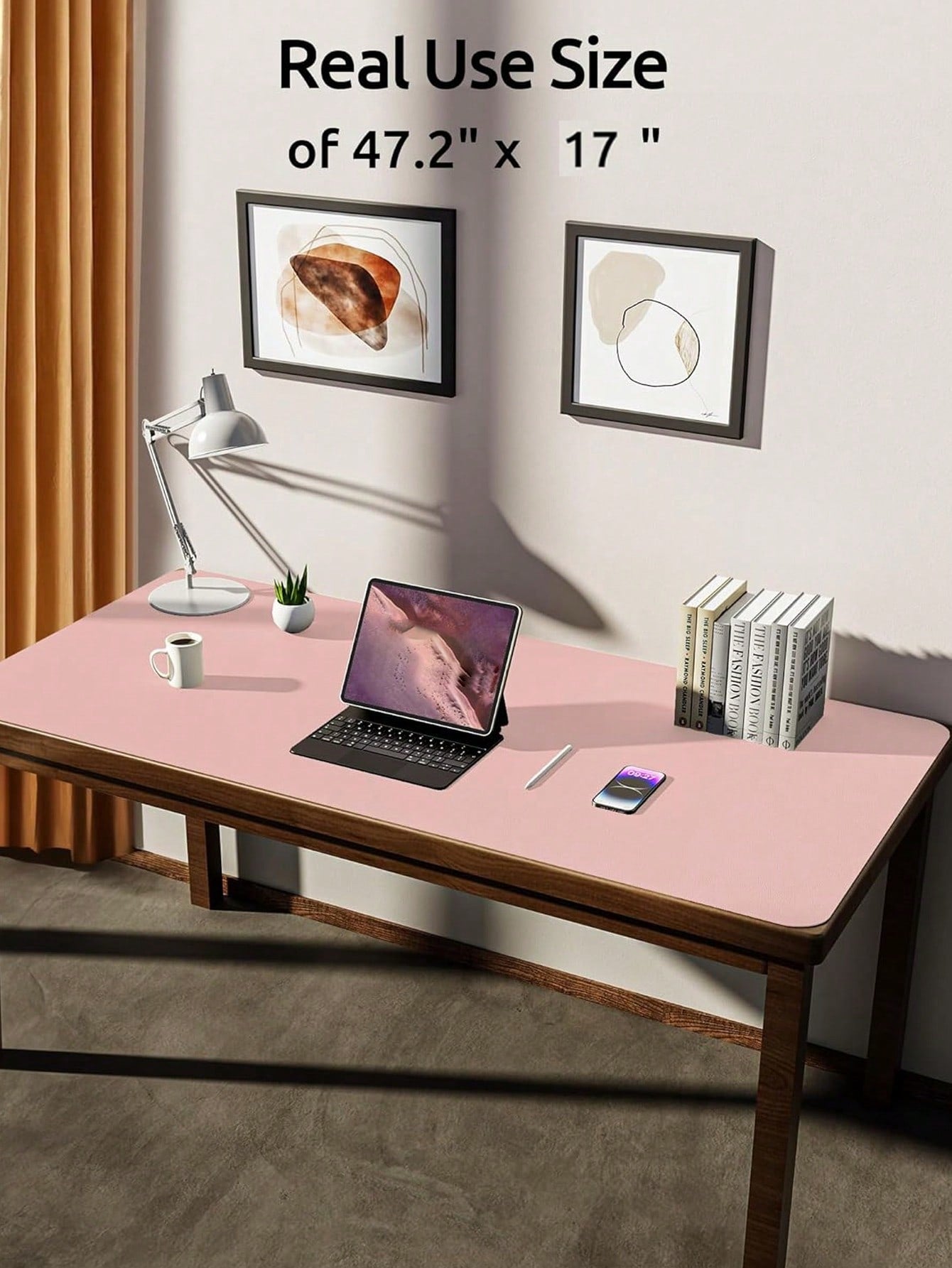 PU Leather Desk Pad Protector – Large Anti-Slip Mouse Pad & Desk Mat | MIRA