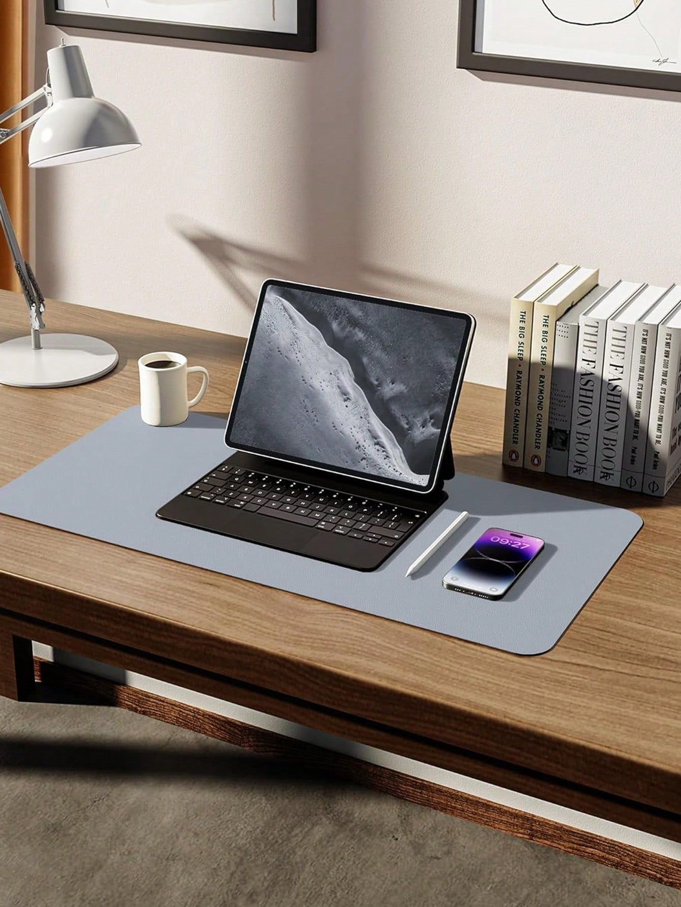PU Leather Desk Pad Protector – Large Anti-Slip Mouse Pad & Desk Mat | MIRA