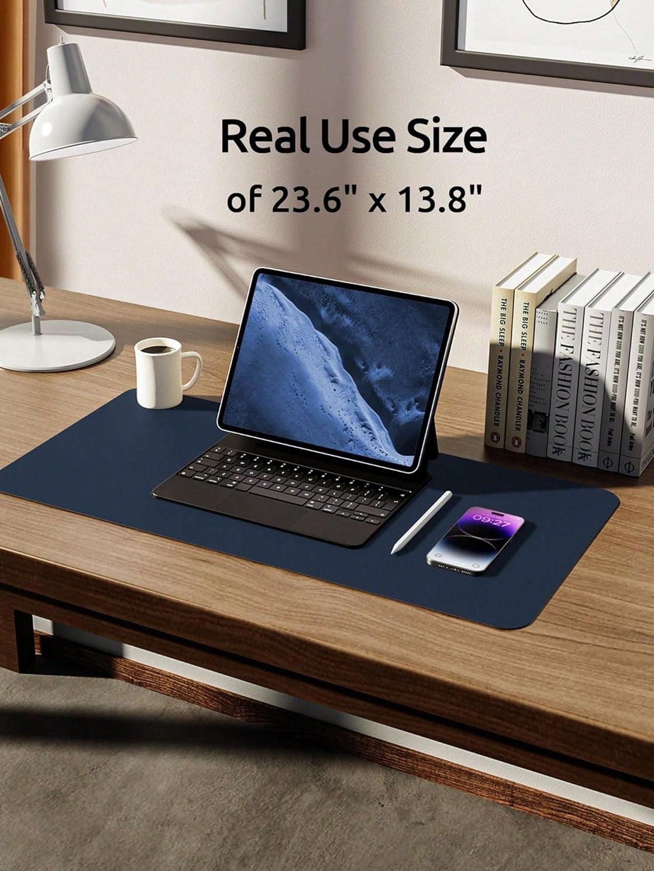 PU Leather Desk Pad Protector – Large Anti-Slip Mouse Pad & Desk Mat | MIRA