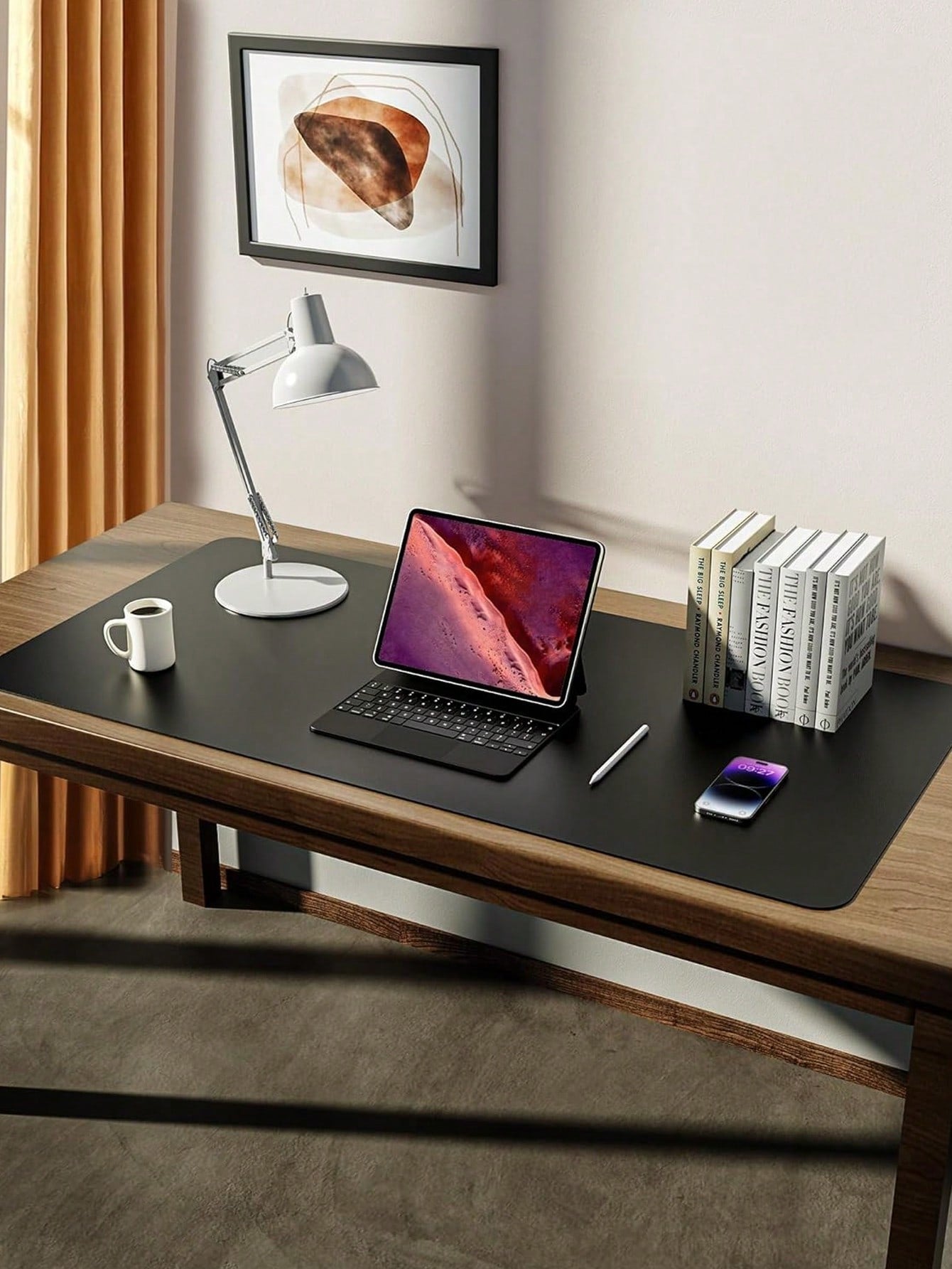 PU Leather Desk Pad Protector – Large Anti-Slip Mouse Pad & Desk Mat | MIRA