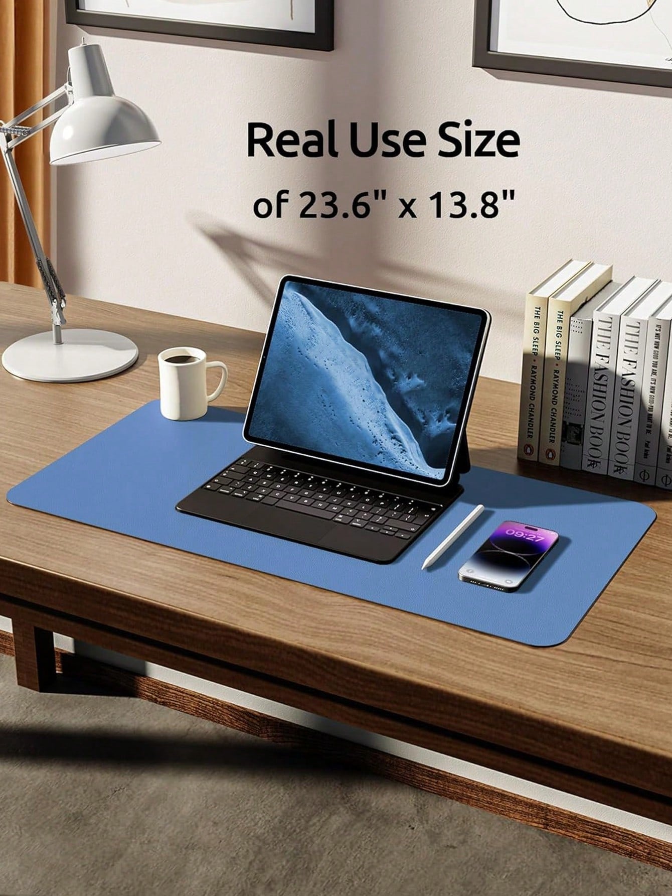 PU Leather Desk Pad Protector – Large Anti-Slip Mouse Pad & Desk Mat | MIRA