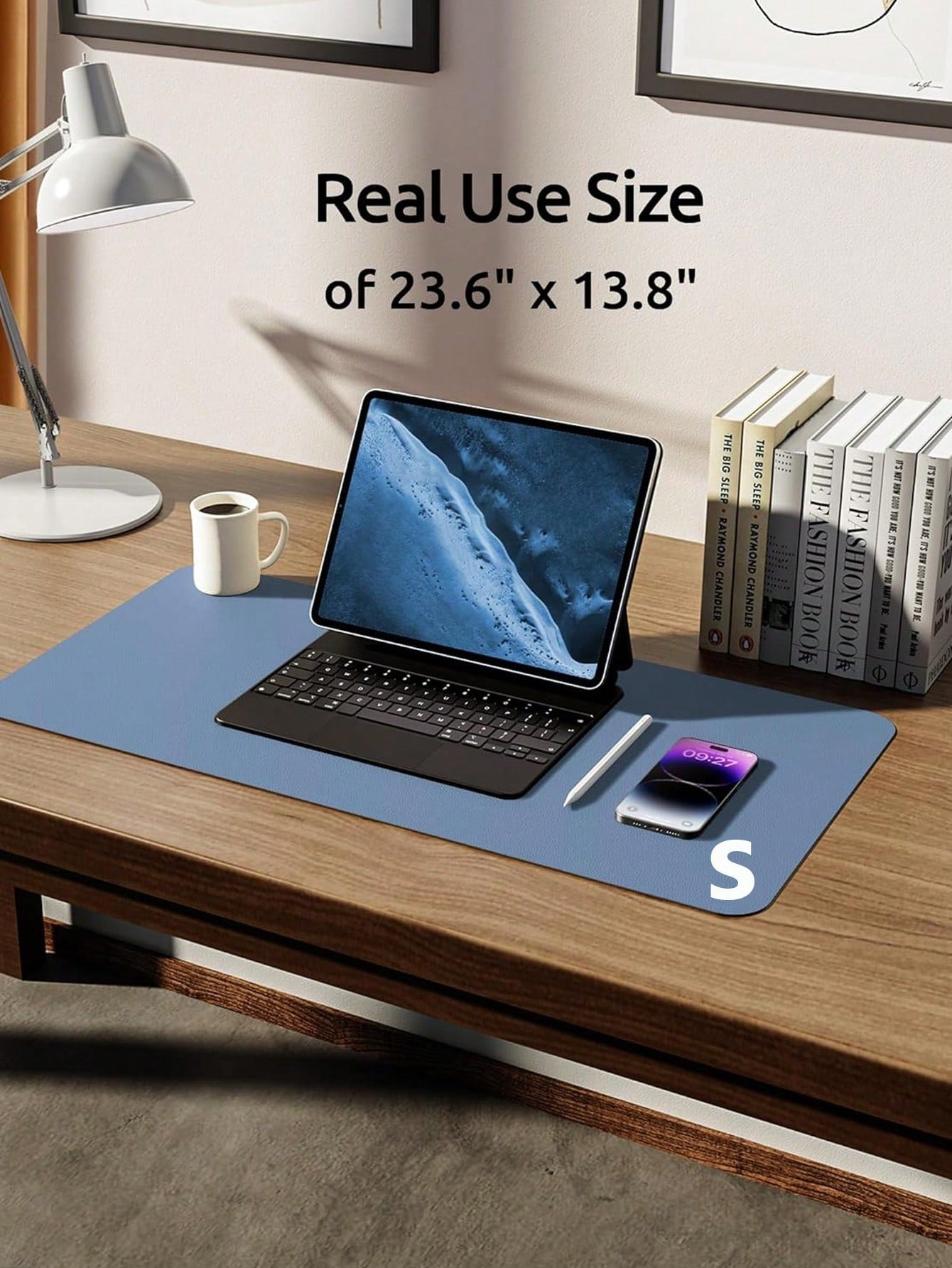 PU Leather Desk Pad Protector – Large Anti-Slip Mouse Pad & Desk Mat | MIRA