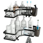 Adhesive Corner Shower Caddy 2-Pack – No Drill, Rustproof | MIRA