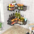 Adhesive Corner Shower Caddy 2-Pack – No Drill, Rustproof | MIRA