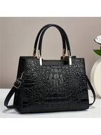 Crocodile Pattern Handbag & Crossbody Purse for Women | MIRA