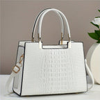 Crocodile Pattern Handbag & Crossbody Purse for Women | MIRA