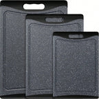 Extra Large Plastic Cutting Boards Set of 3 – Dark Grey | MIRA
