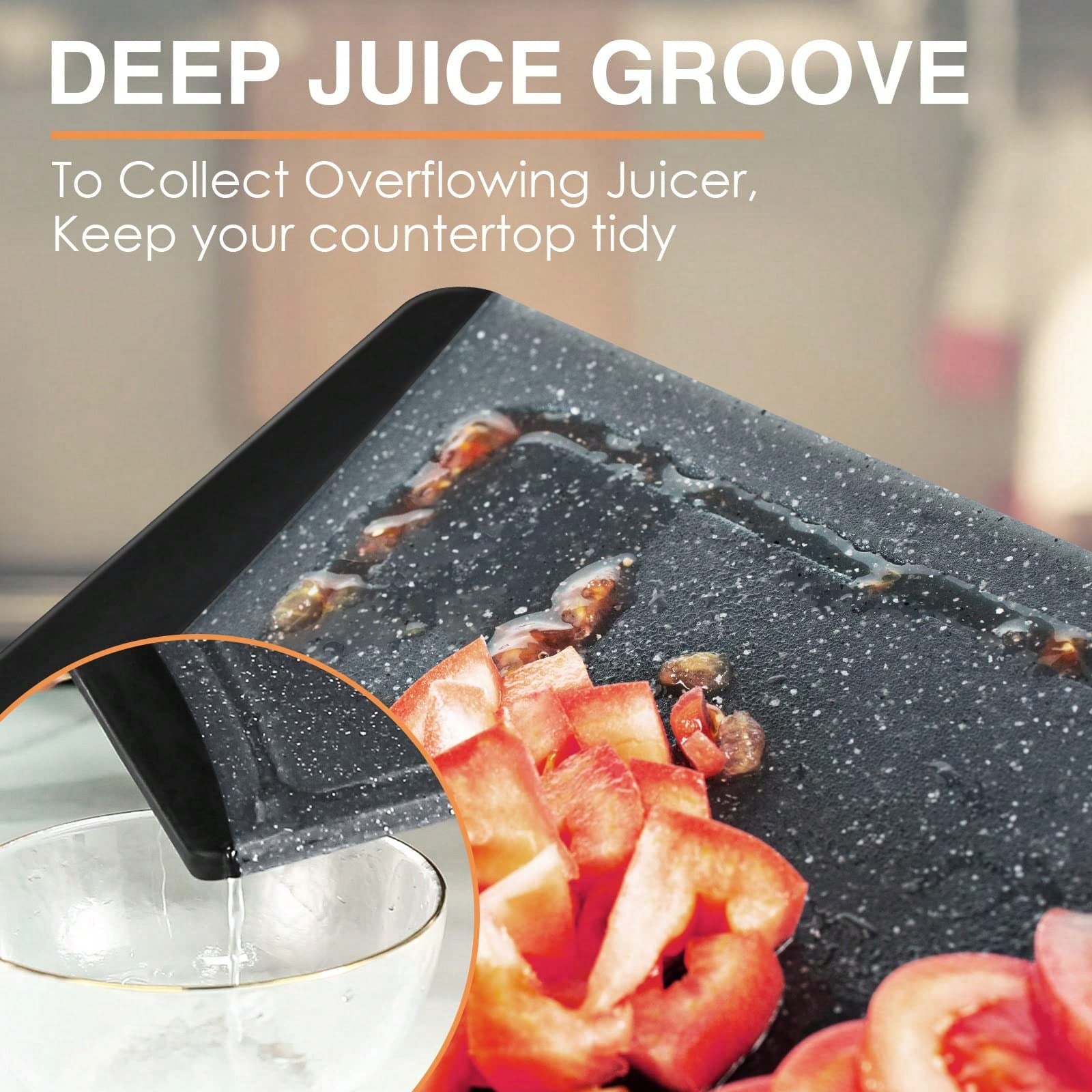 Extra Large Plastic Cutting Boards Set of 3 – Dark Grey | MIRA