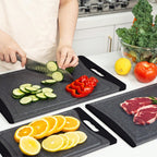 Extra Large Plastic Cutting Boards Set of 3 – Dark Grey | MIRA