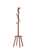 Free-Standing Coat Rack | 8 Hooks & Storage Shelf, 67.1" Hall Tree – MIRA