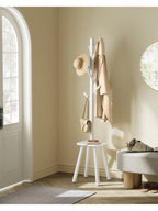 Free-Standing Coat Rack | 8 Hooks & Storage Shelf, 67.1" Hall Tree – MIRA