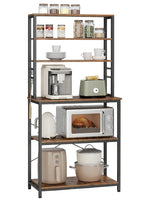 Baker's Rack with Microwave Stand | Industrial Kitchen Storage Shelf – MIRA