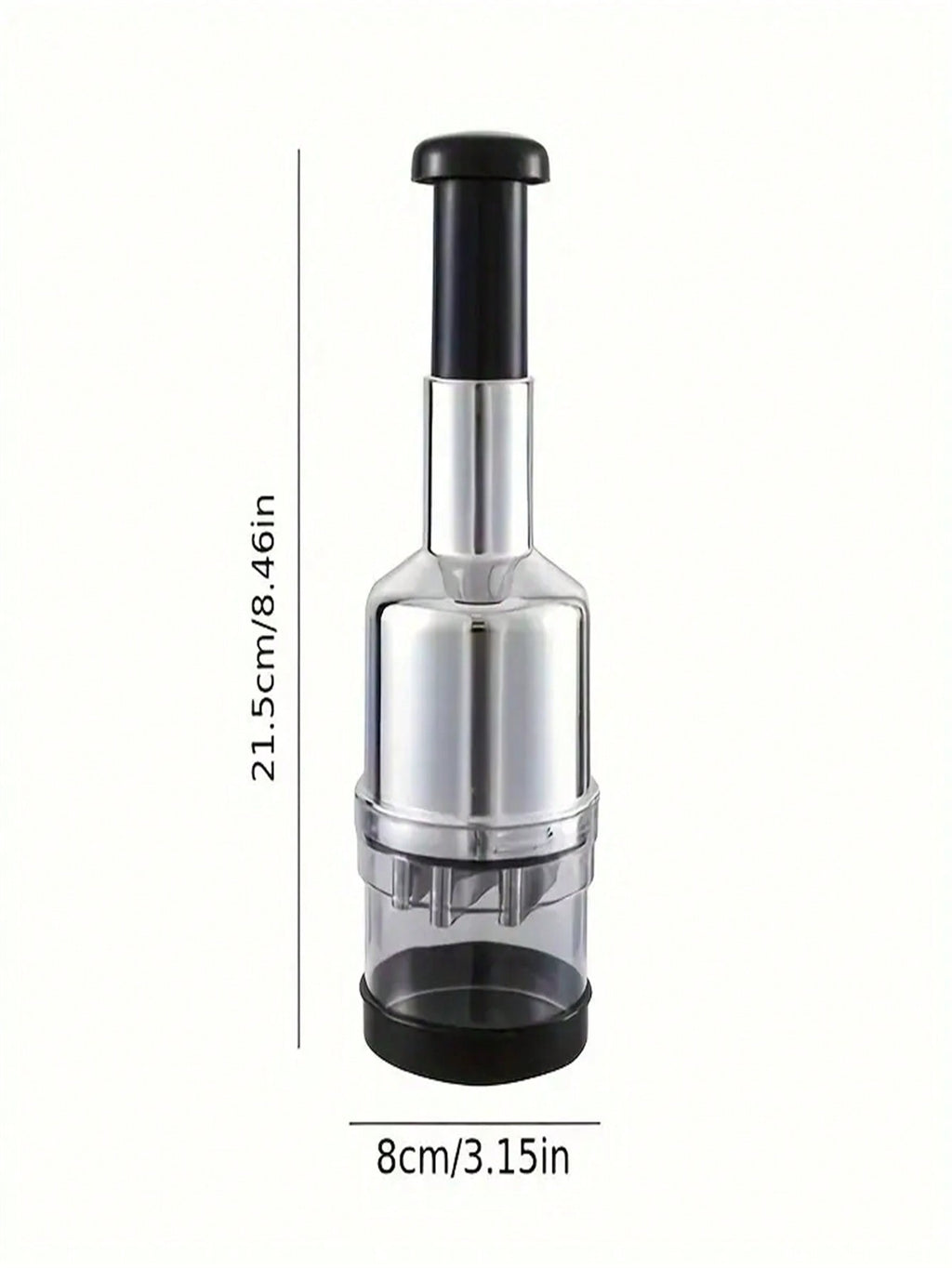 Manual Vegetable Chopper – Onion Slicer & Garlic Mincer with Container | MIRA