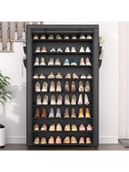 Large Shoe Rack Cabinet 6/10 Tier – 50-56 Pairs, Dustproof | MIRA