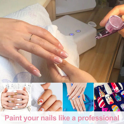 Airbrush Kit With Compressor - 48PSI High-Pressure, Non-Clogging Air Brush Set Cordless Rechargeable With 0.25mm Nozzle And Cleaning Brush For Nail Art, Makeup, Painting, And Cake Decorating