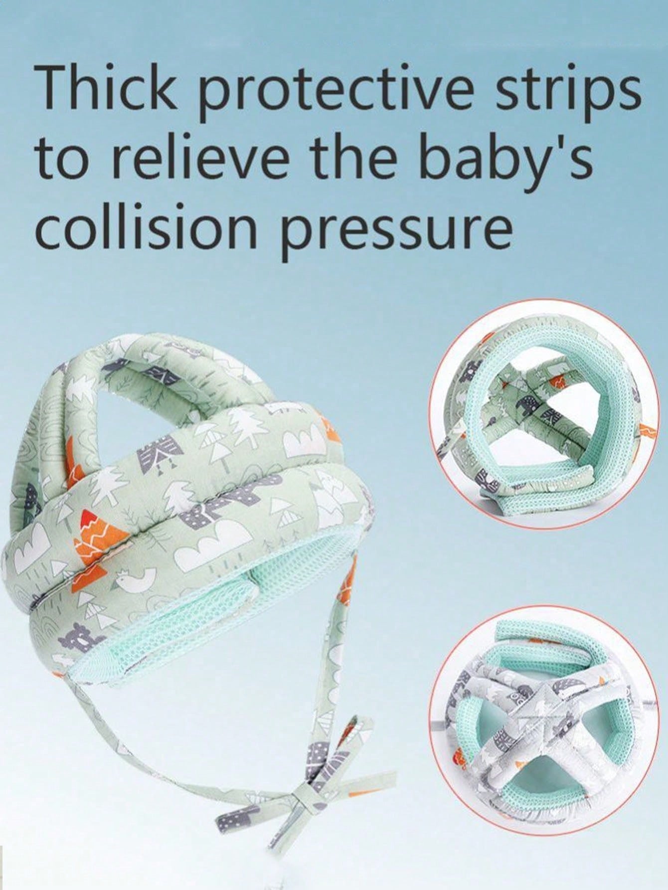 Baby Head Protection Helmet – Infant Anti-Fall Pad for Crawling & Walking | MIRA