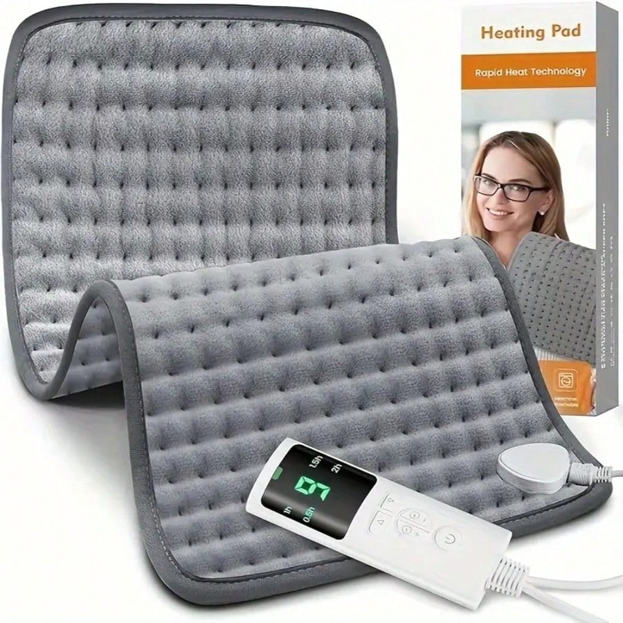 Crystal Velvet Soft And Comfortable Machine Washable Heating Pad With 9 Temperature Settings And 4 Auto-Off Timer Is.