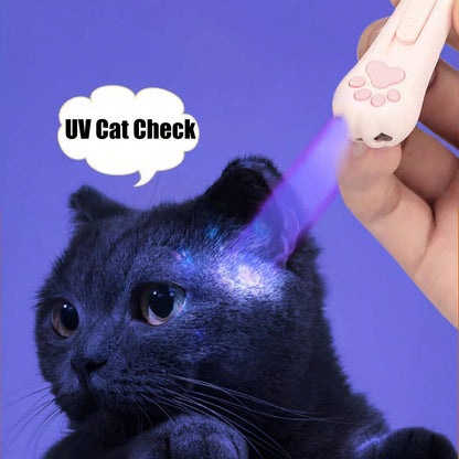 Cat Laser Toy Cats - 5 Interactive Laser Pointer Designs | Rechargeable Laser Cat Toy For Kittens, Dogs & Indoor Pets | Hunt Training, Pink Accessories | Wall Projection Puzzle Game