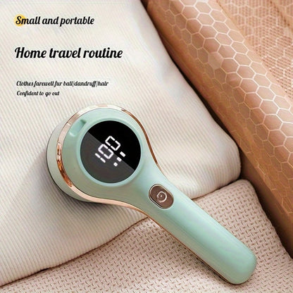 Sweater Shaver Electric Fabric Shaver Lint Collection Lint Remover For Clothes Model BB-001 With 3-Gear Mode USB Charging Cable & Detachable Battery