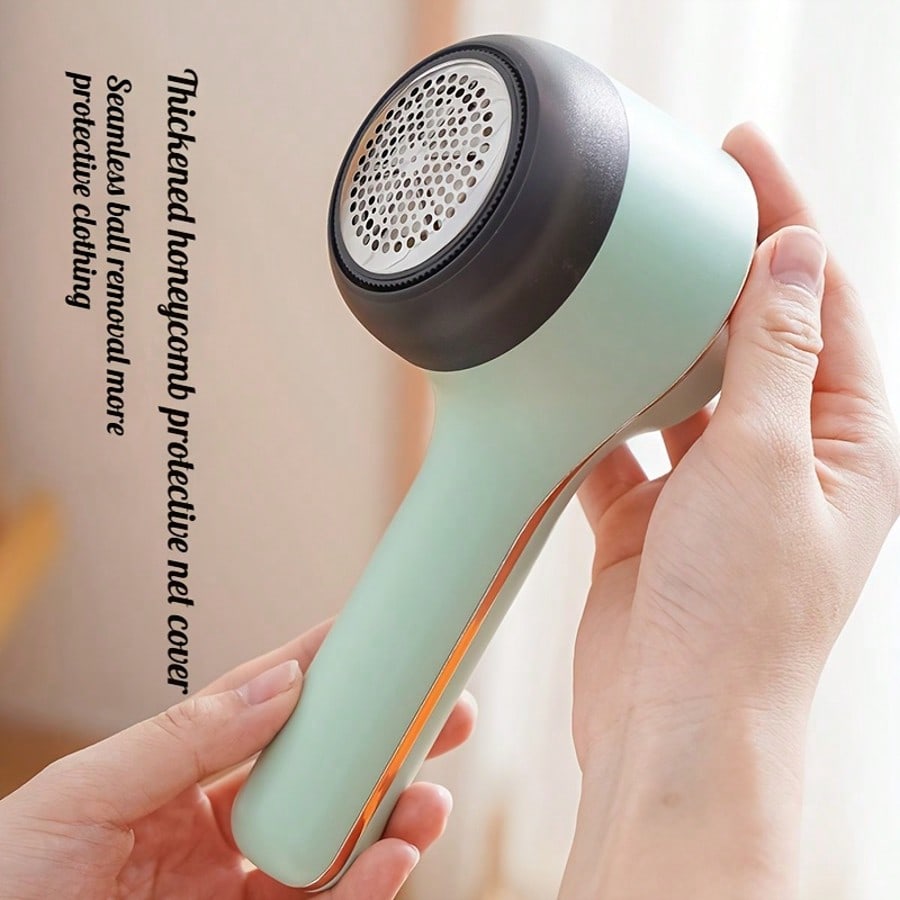Sweater Shaver Electric Fabric Shaver Lint Collection Lint Remover For Clothes Model BB-001 With 3-Gear Mode USB Charging Cable & Detachable Battery