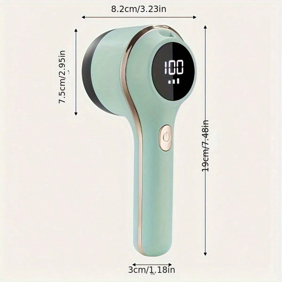 Sweater Shaver Electric Fabric Shaver Lint Collection Lint Remover For Clothes Model BB-001 With 3-Gear Mode USB Charging Cable & Detachable Battery