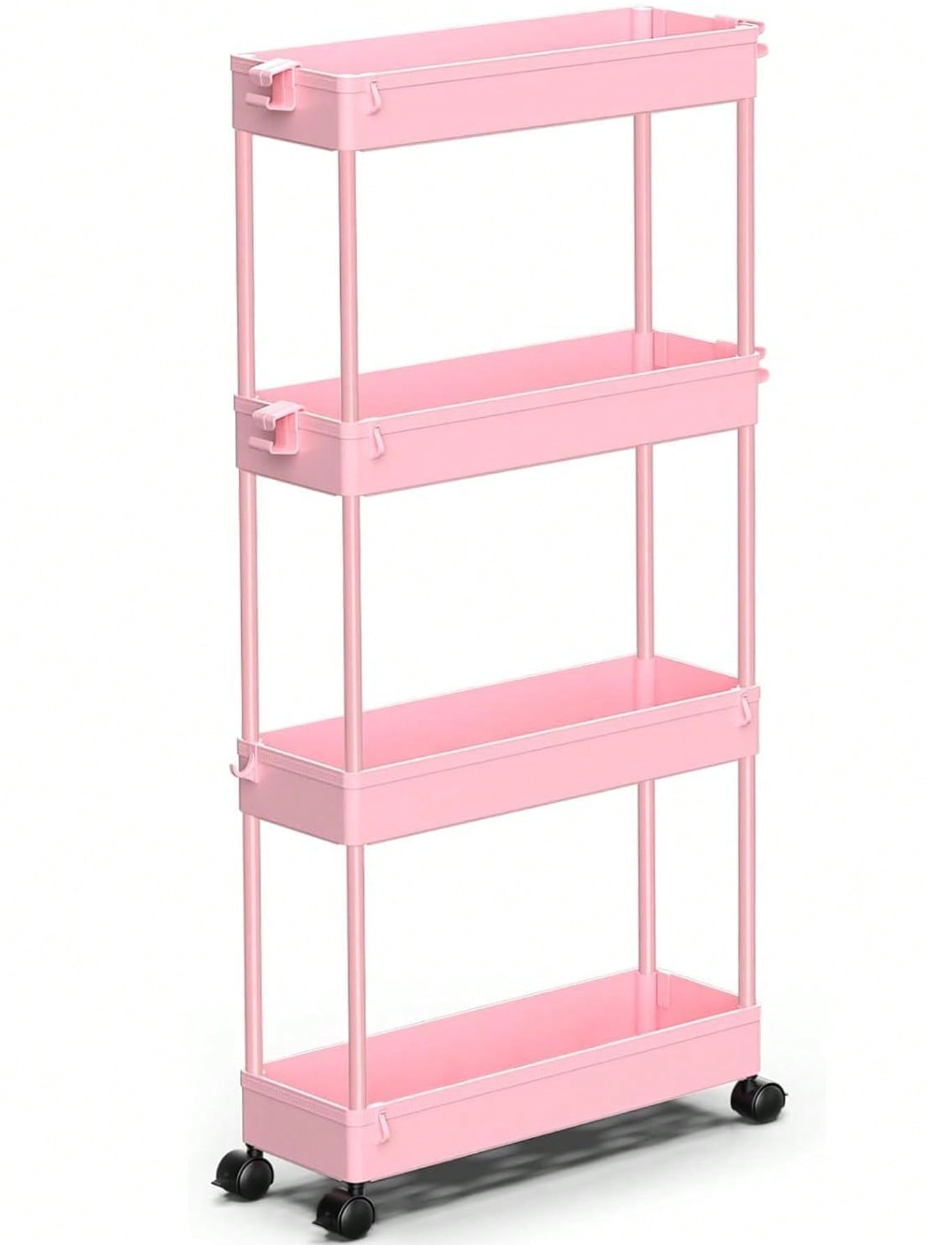 4-Tier Slim Rolling Storage Cart