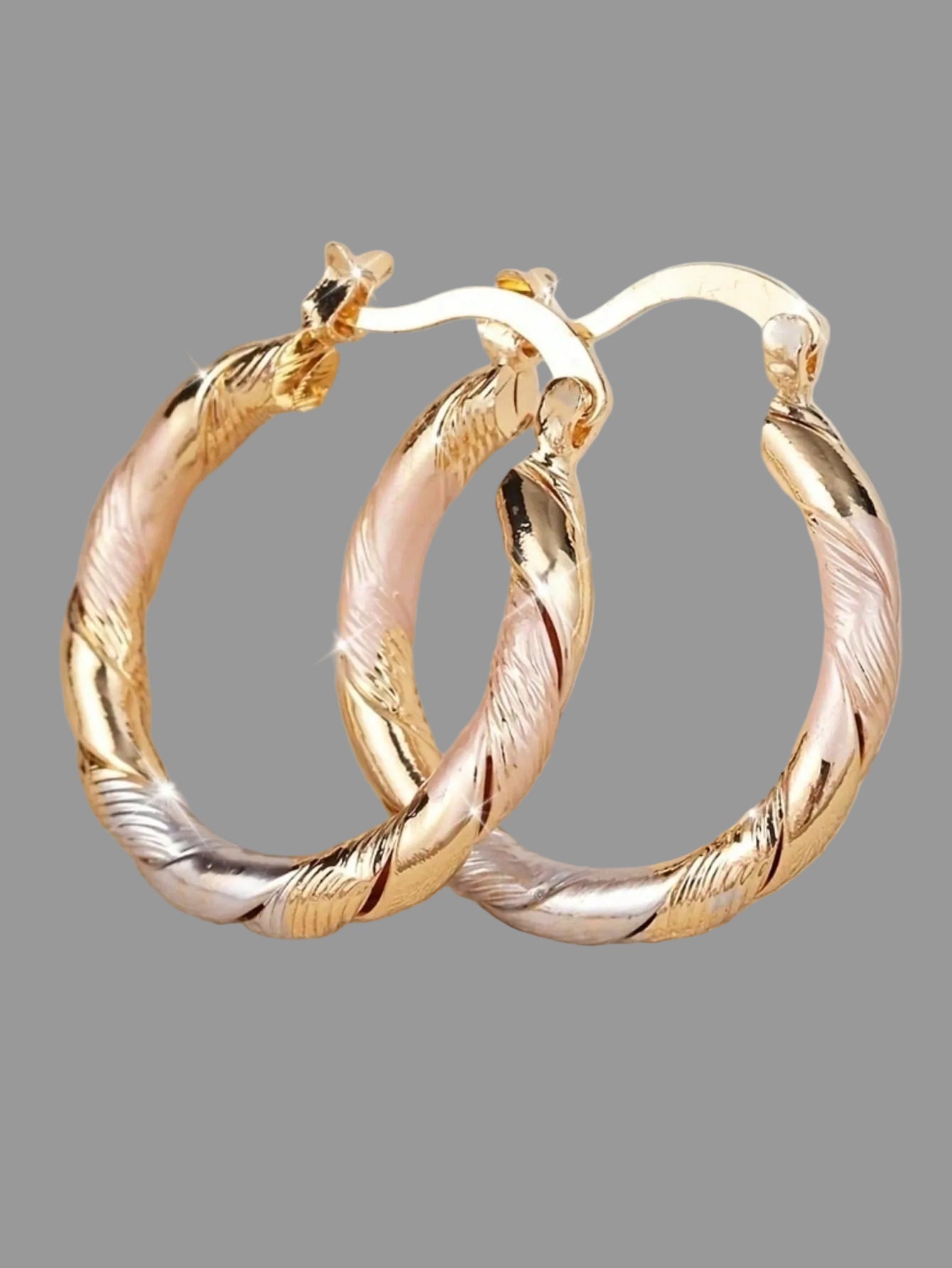14K Gold Plated Boho Circular Earrings – Vintage Women's Jewelry | MIRA