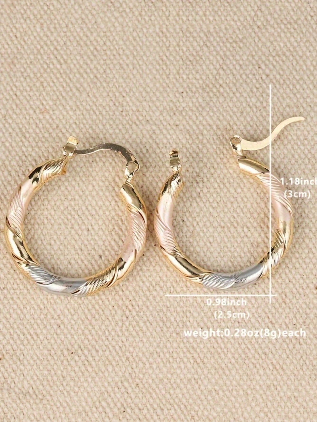 14K Gold Plated Boho Circular Earrings – Vintage Women's Jewelry | MIRA