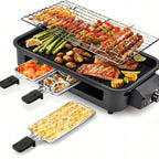 2-in-1 Electric Indoor Grill & Griddle | 1500W Non-Stick Removable Plates – MIRA