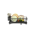 Stainless Steel Dish Drying Rack with Cutlery Holder – Large Capacity | MIRA
