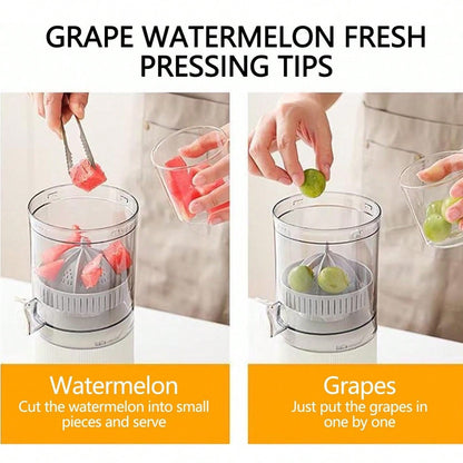 USB Rechargeable Juice Extractor - Fast 20 Seconds Orange Juice Extraction, Detachable Design, Easy To Clean ABS Cup, Great For Oranges, Lemons, Grapefruits And More |Modern Kitchen Utensils |Durable Plastic, Fast Juicing |Detachable Parts |Easy To Clean