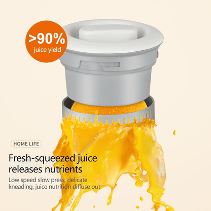 USB Rechargeable Juice Extractor - Fast 20 Seconds Orange Juice Extraction, Detachable Design, Easy To Clean ABS Cup, Great For Oranges, Lemons, Grapefruits And More |Modern Kitchen Utensils |Durable Plastic, Fast Juicing |Detachable Parts |Easy To Clean