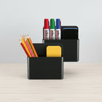 Magnetic Whiteboard Marker Holder | Dry Erase Pen & Eraser Storage Rack, 9 Colors