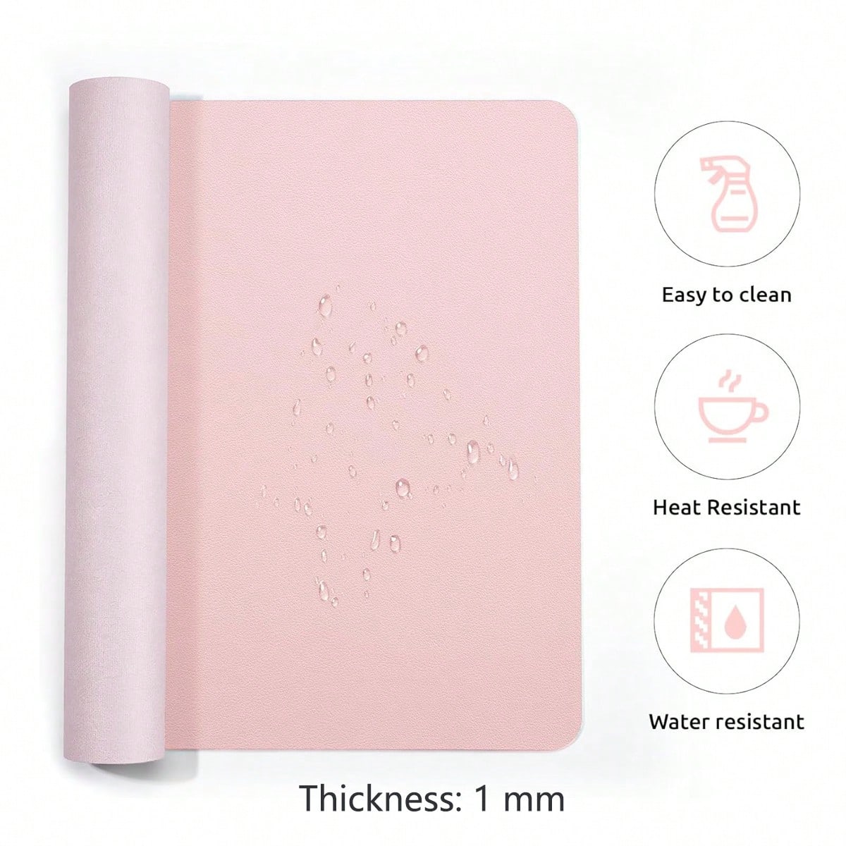 PU Leather Desk Pad Protector – Large Anti-Slip Mouse Pad & Desk Mat | MIRA