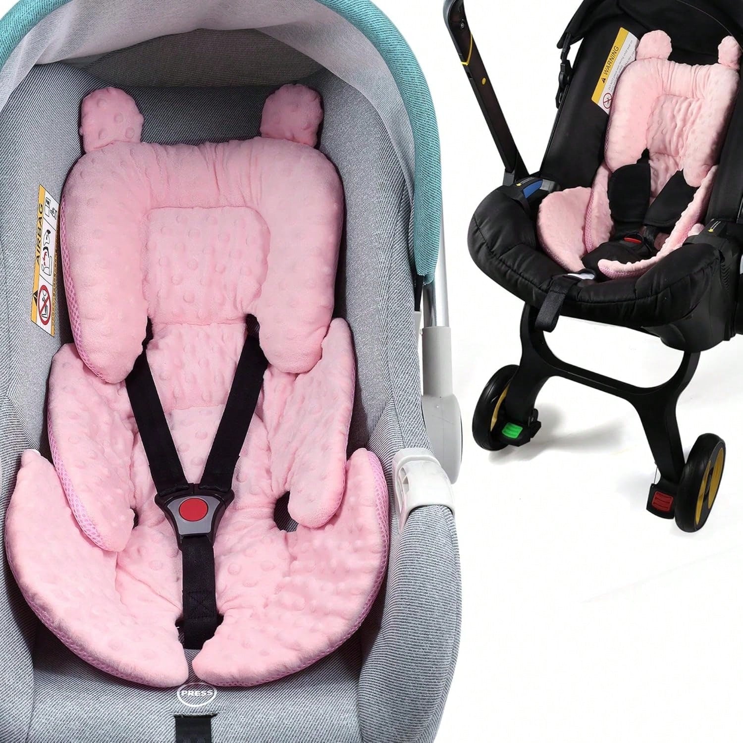 3-in-1 Baby Car Seat Head Support – Newborn Infant Insert | MIRA