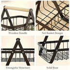 3-Tier Fruit Basket & Kitchen Storage Rack | Space-Saving Shelf | MIRA