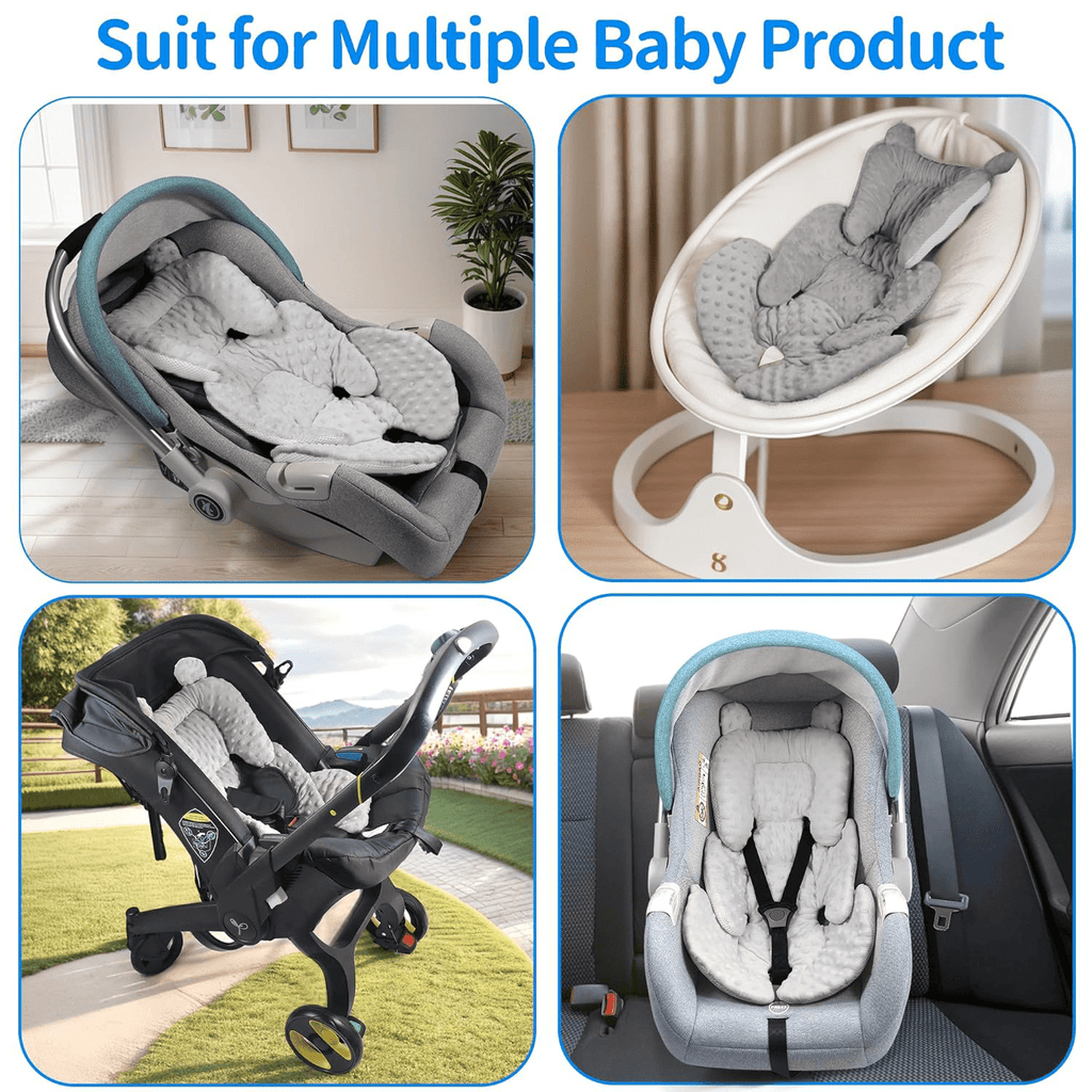 3-in-1 Baby Car Seat Head Support – Newborn Infant Insert | MIRA