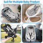 3-in-1 Baby Car Seat Head Support – Newborn Infant Insert | MIRA